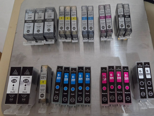 Empty printer cartridges canon - printer,
